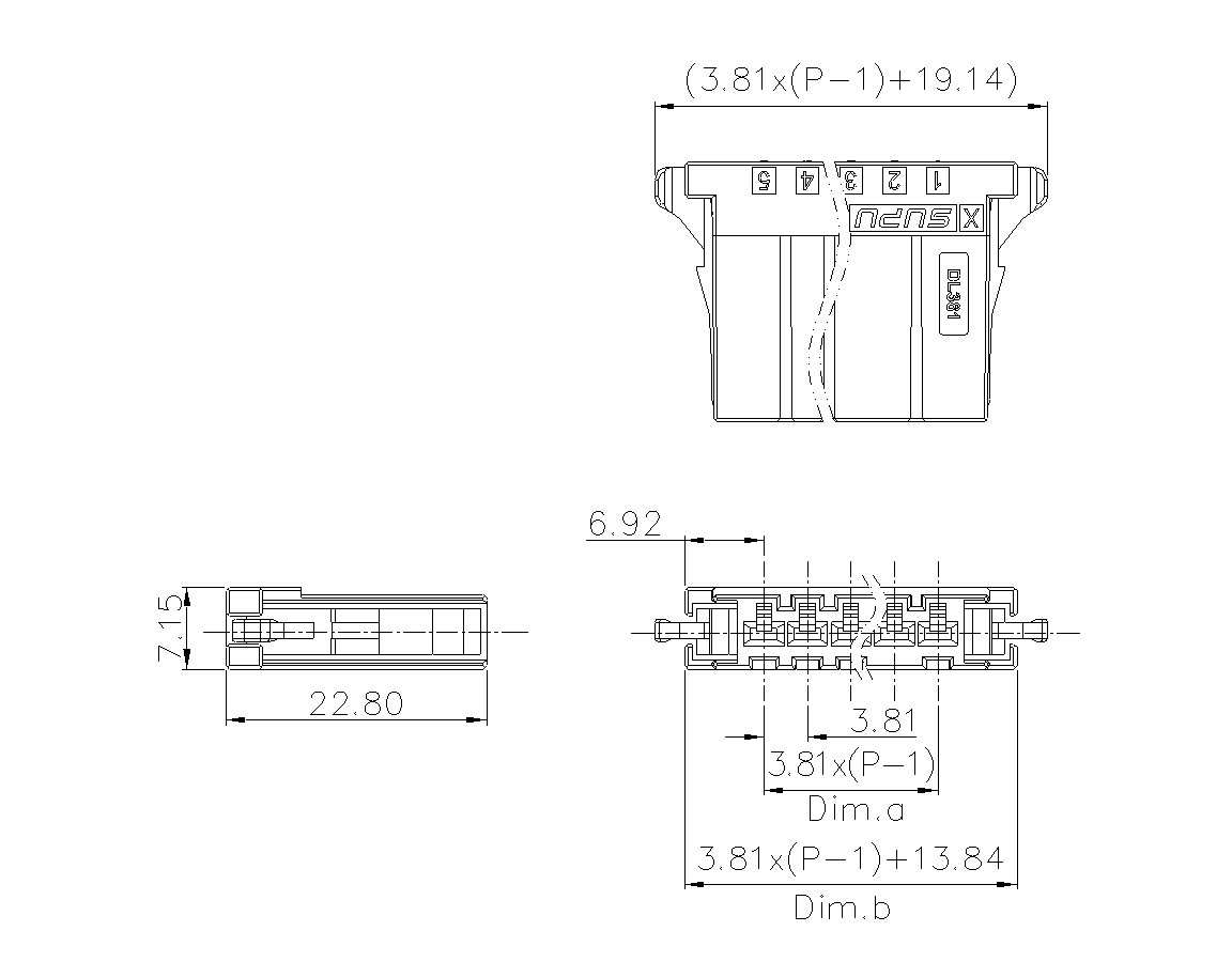 动态接插件连接器DL381H1XXM-BK-0X10(02-10)-速普电子