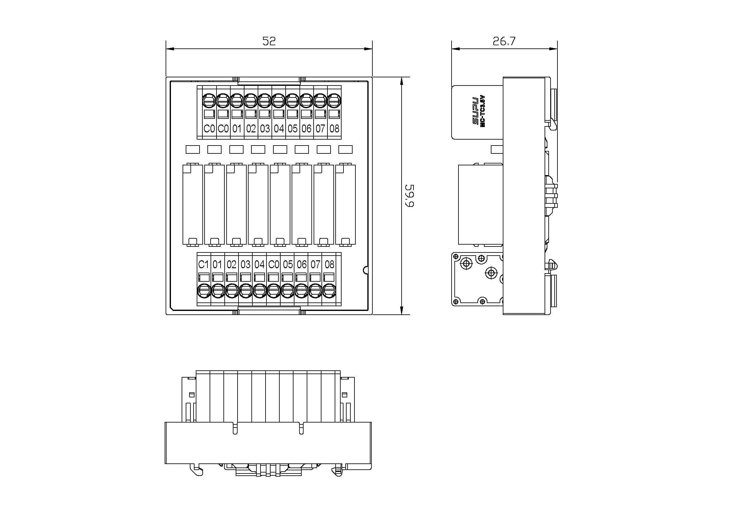 Moduł przekaźnikowy XF1S-08SS-1AU