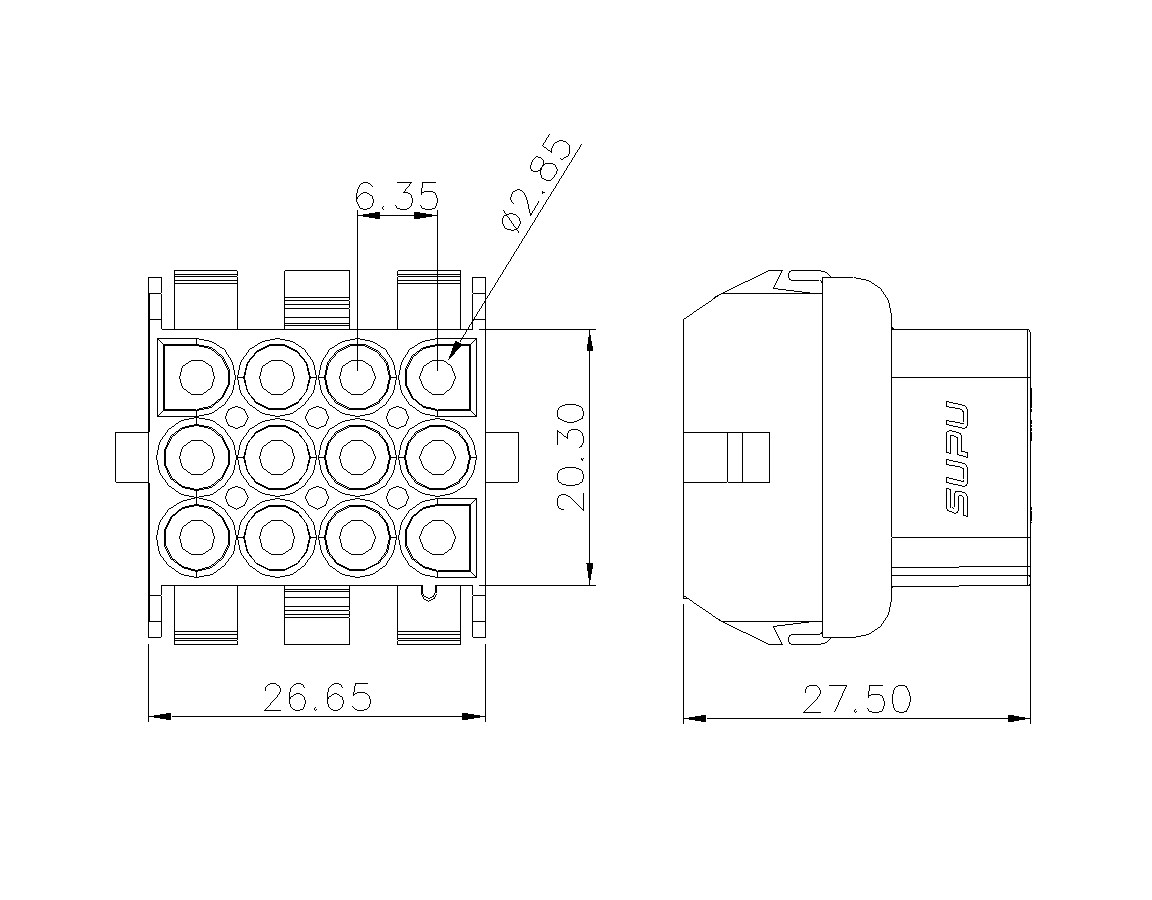 Listwa zaciskowa BL635V34F-WT-XX