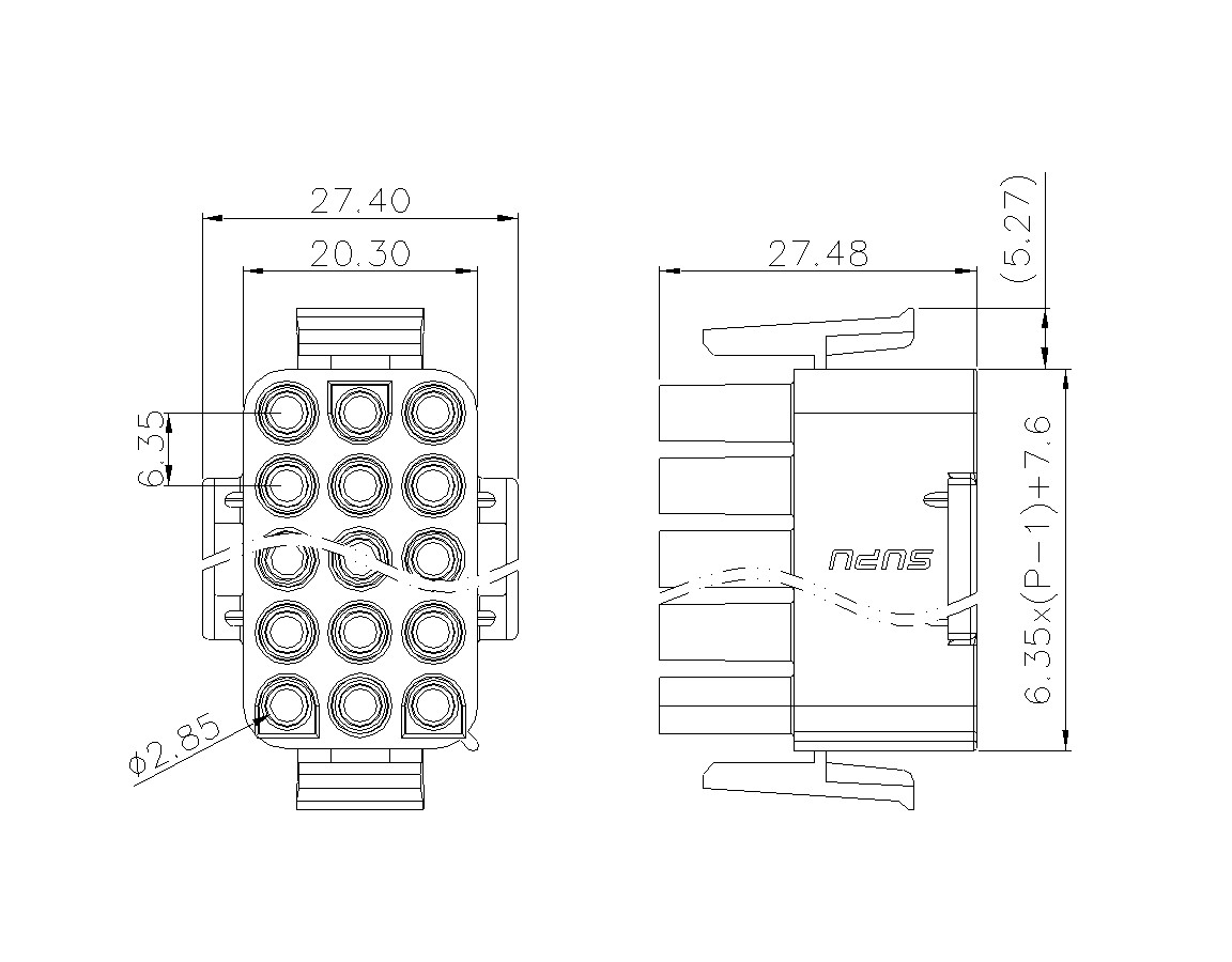 Listwa zaciskowa BL635VXXF -WT-0000